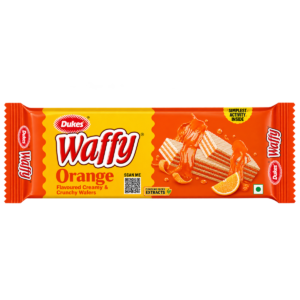 Dukes Waffy Orange Flavoured Creamy & Crunchy Wafers - 55g