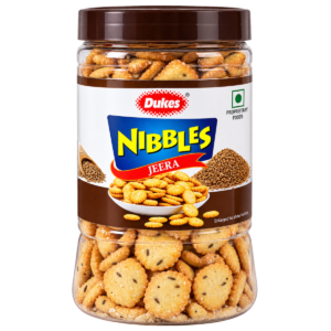 Dukes Nibbles Jeera Crackers – Light & Crispy Snack 150g