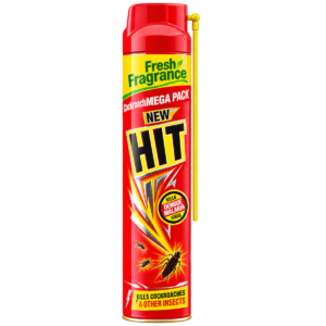 Godrej Red HIT Crawling Insect & Cockroach Killer Spray with Deep Reach Nozzle - 320ml (Fresh Fragrance)