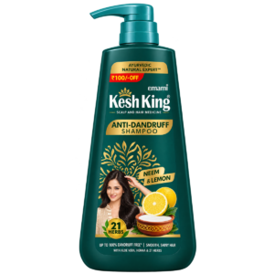 Kesh King Ayurvedic Anti-Dandruff Shampoo with Curd, Lemon & 21 Herbs - 600 ml