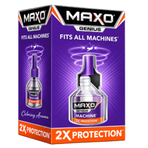 Maxo Genius 2X Protection Mosquito Repellent Liquid Refill - 45ml (Calming Aroma)