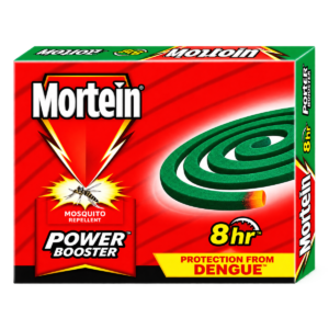 Mortein Power Booster 8hr Mosquito Repellent Coils - Pack of 10 Coils (Protection from Dengue)
