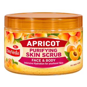 Dr. OxyVeda Apricot Purifying Skin Scrub - Face & Body (250g)