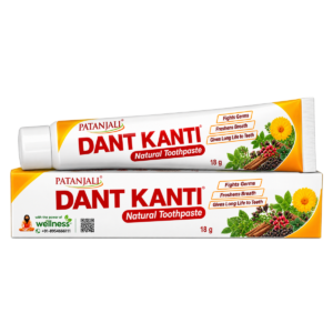 Patanjali Dant Kanti Natural Herbal Toothpaste (18g)