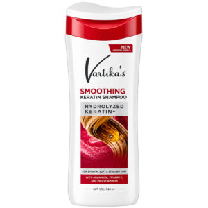 Vartika's Smoothing Keratin Shampoo with Hydrolyzed Keratin - 200 ml