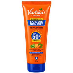 Vartika's Safe Sun Non-Oily Invisible Protection Sunscreen SPF 50+ PA+++ - 60 g