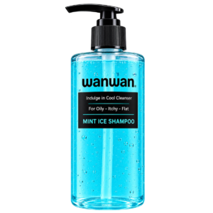 Wanwan Mint Ice Shampoo (Invigorating Cool Cleanser) - 300 ml