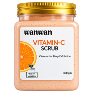 Wanwan Vitamin-C Scrub Cleanser for Deep Exfoliation - 300g
