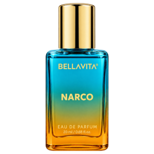 BELLAVITA Narco Eau de Parfum - 20 ml | Long-Lasting Citrusy & Woody Unisex Pocket Perfume