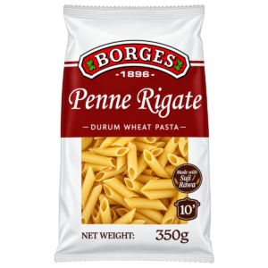 Borges Penne Rigate Durum Wheat Pasta – 350g Pack