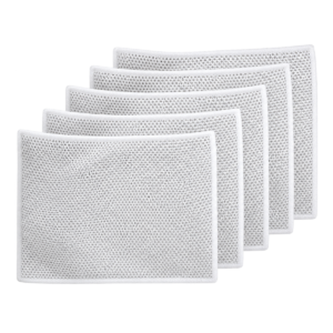 Non-Scratch Metallic Wire Dishwashing Net Cloths – Multipurpose Dishwash Jalli Scrubber Pads for Utensils & Kitchen Cleaning (Pack of 5)