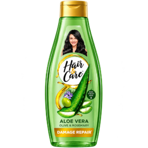Hair & Care Damage Repair Non-Sticky Hair Oil with Aloe Vera, Olive & Rosemary – 300 ml
