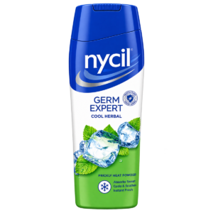 Nycil Germ Expert Cool Herbal Prickly Heat Powder (187g)