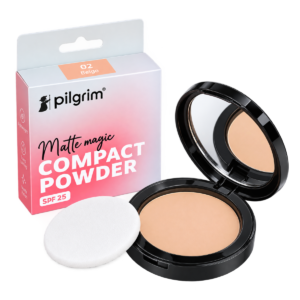 Pilgrim Matte Magic Compact Powder SPF 25 – Shade 06 Ivory (7g)